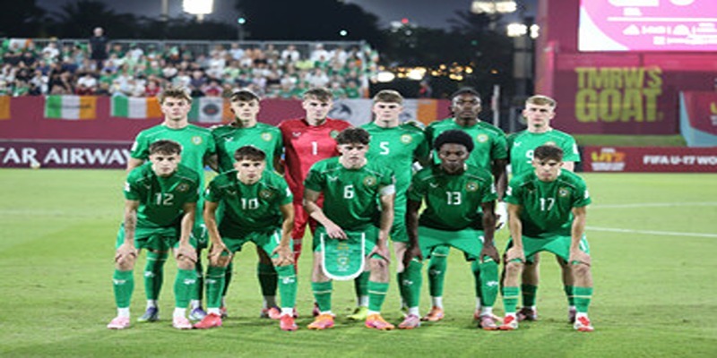 Lực lượng ra sân U17 Ireland vs U17 Paraguay mới nhất