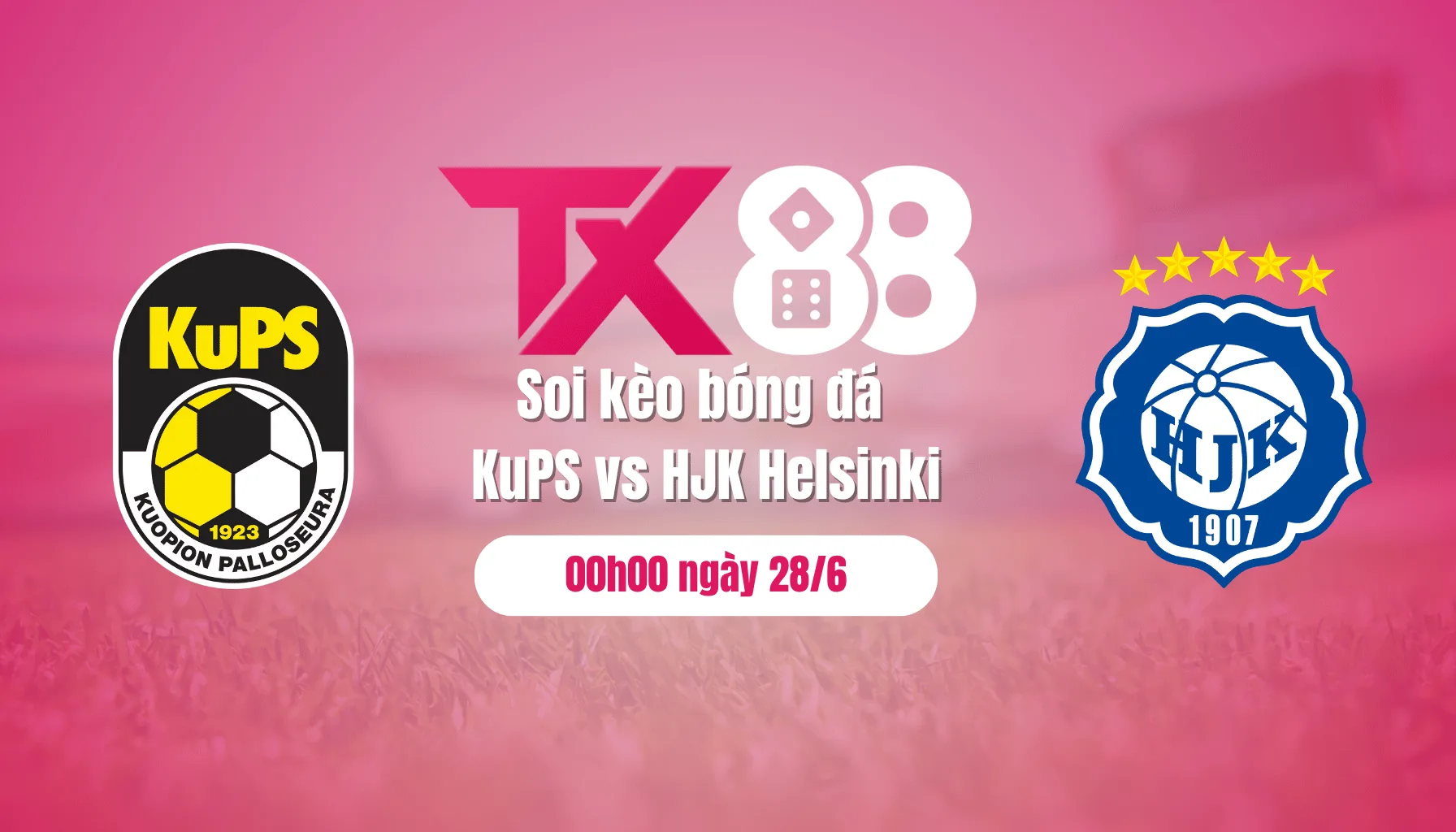 Soi kèo bóng đá KuPS vs HJK Helsinki, 00h00 ngày 28/6: Khách thăng hoa TX88